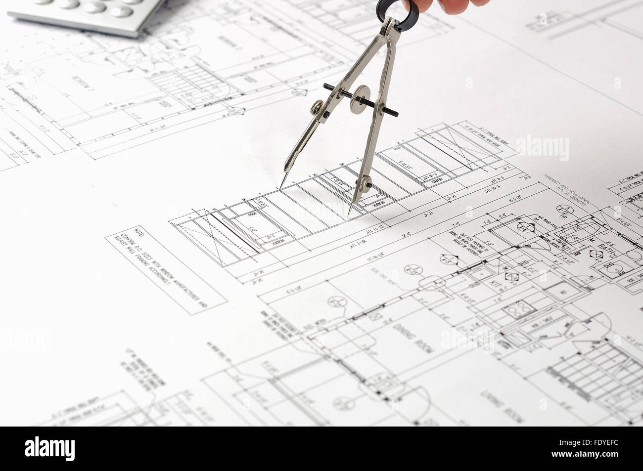 drawings of building homes and Tools Stock Photo - Alamy