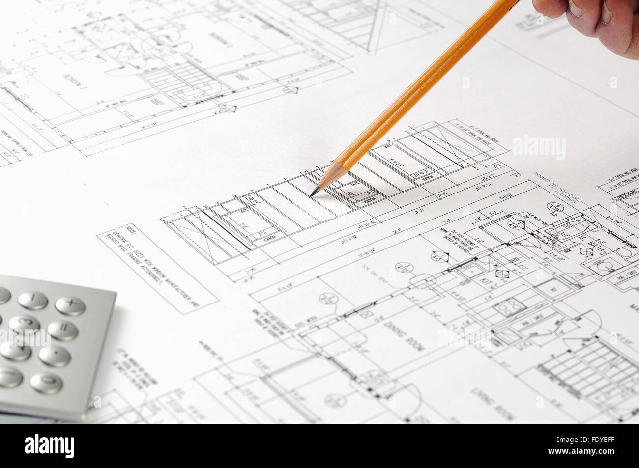drawings of building homes and Tools Stock Photo - Alamy