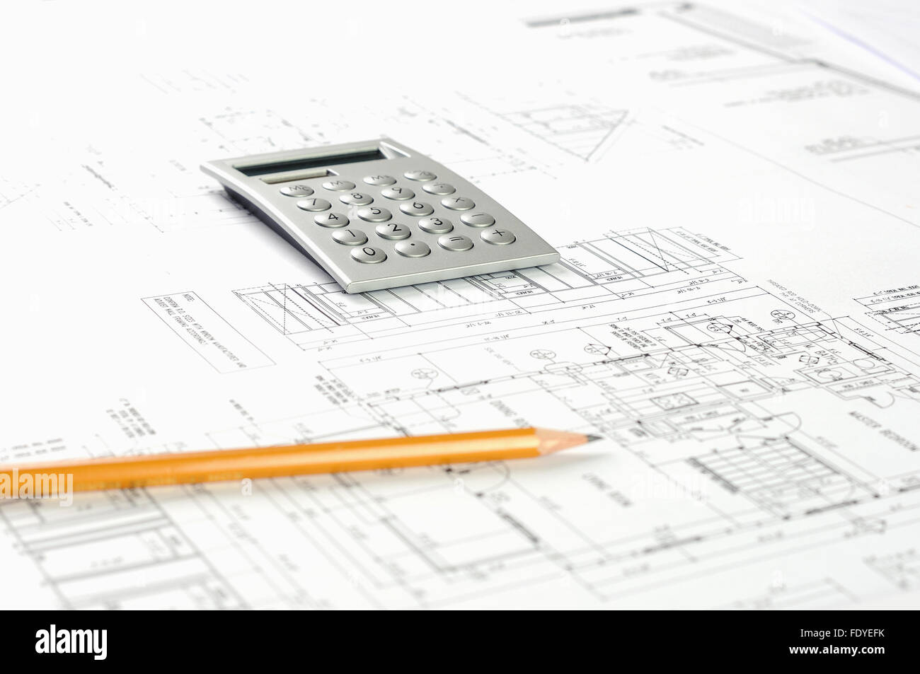 drawings of building homes and Tools Stock Photo - Alamy