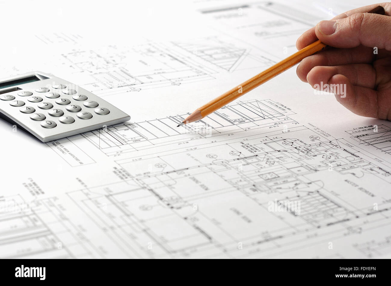 drawings of building homes and Tools Stock Photo - Alamy