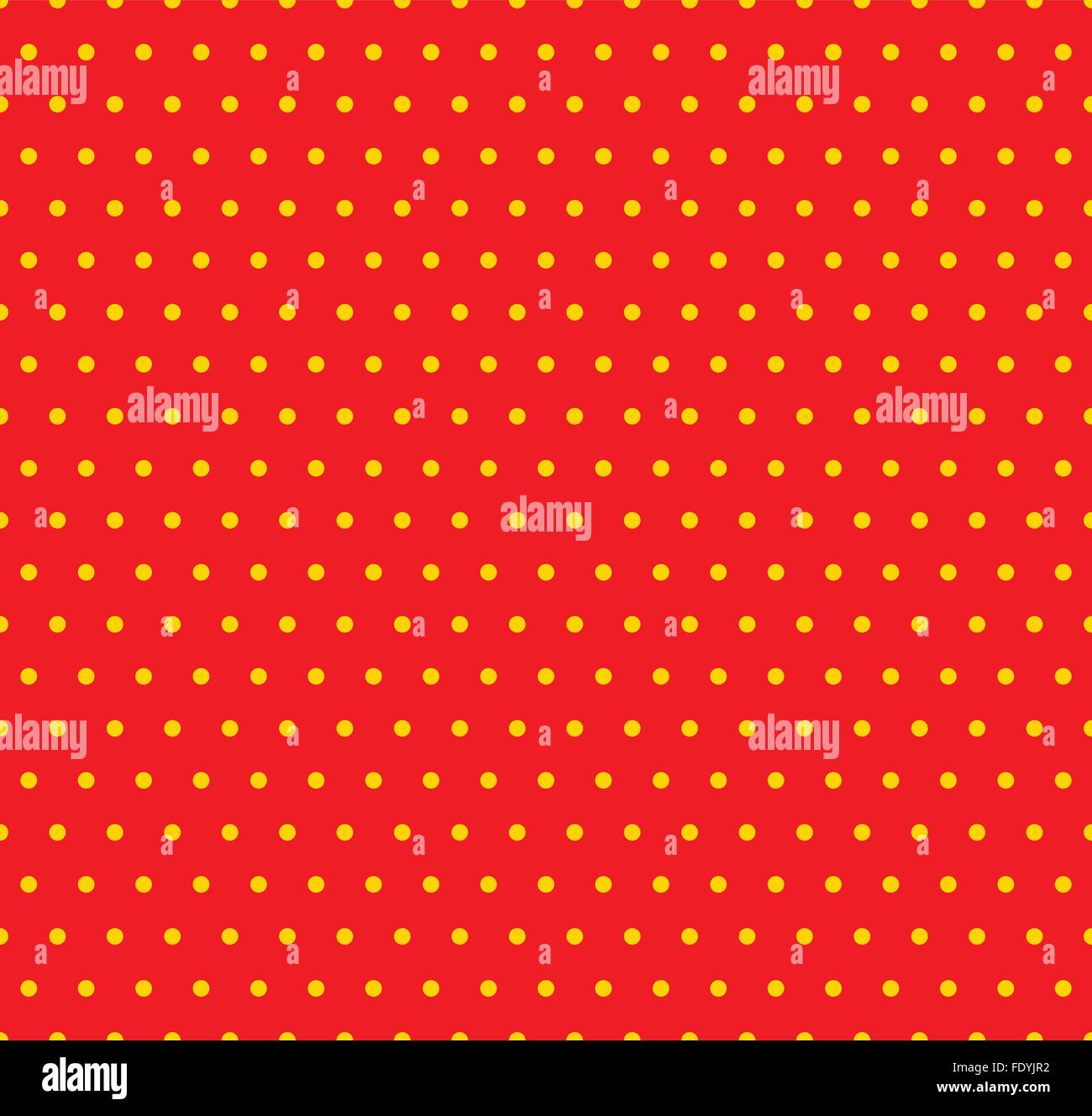 Dotted Yellow And Red Pop Art Pattern Seamlessly Repeatable Stock