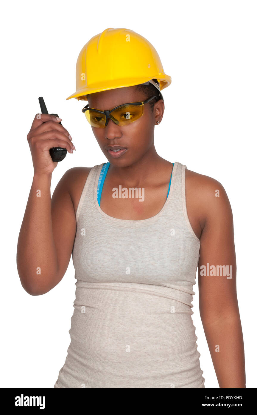 Female construction worker hi-res stock photography and images - Alamy