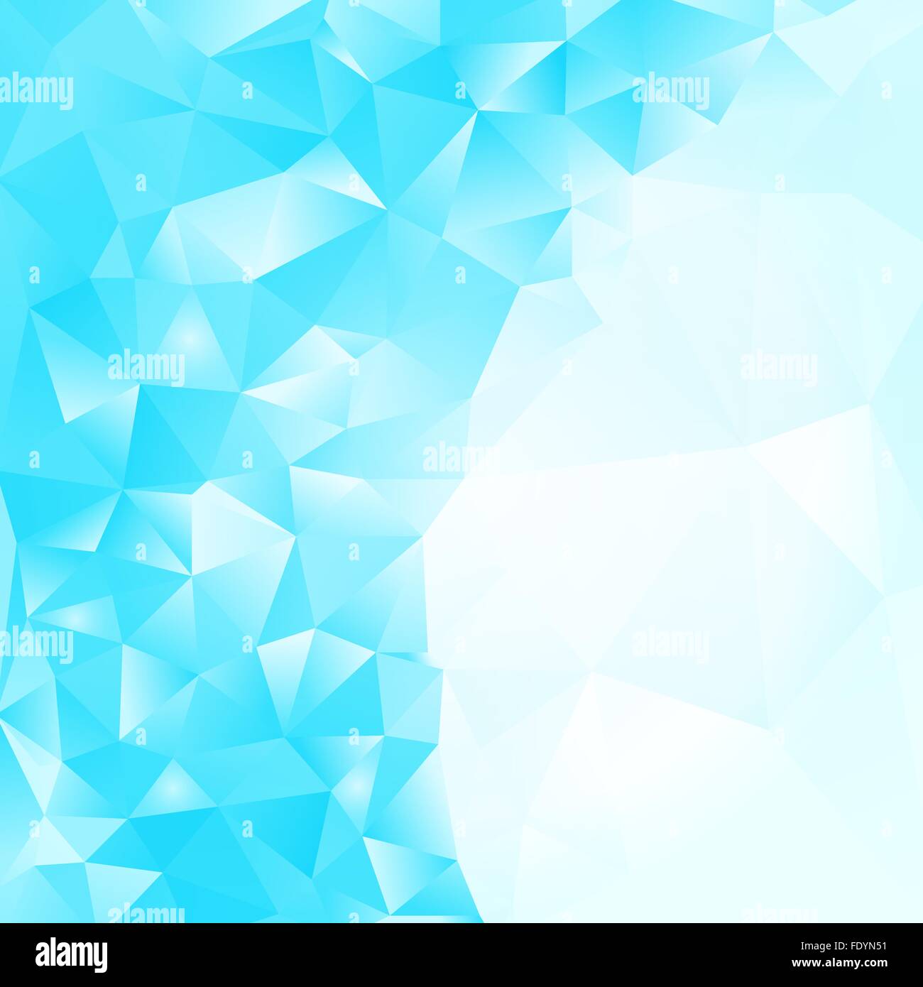 abstract light blue background with polygonal design Stock Vector