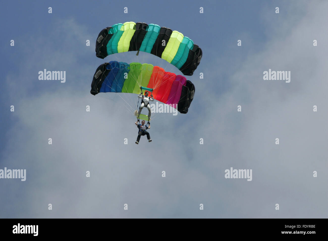 Cuxhaven, Germany, Parachutist Stock Photo