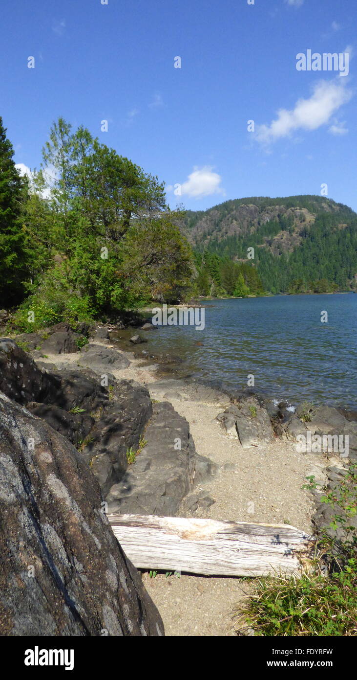 Cowichan Lake on Vancouver Island Stock Photo Alamy