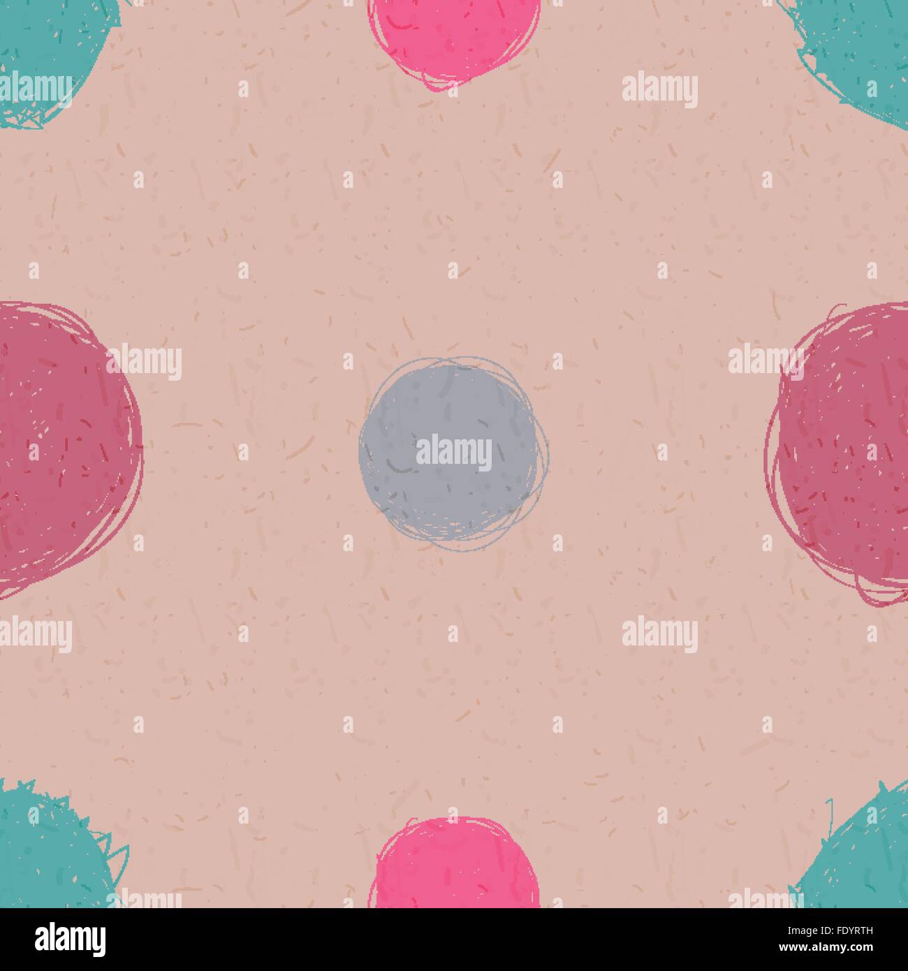 Seamless pattern with doodle circles Stock Vector Image & Art - Alamy