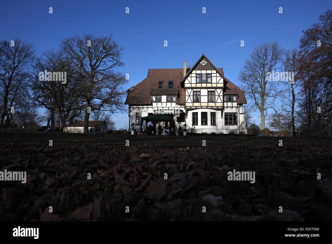 Ruegen, Germany, in the district Gaststaette Poseritz Stock Photo