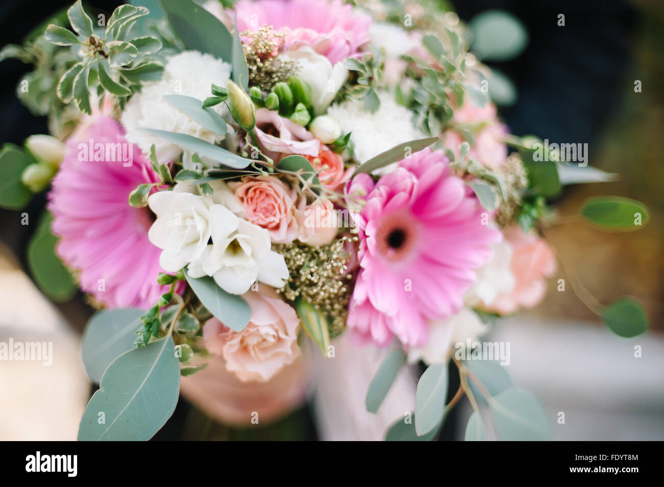 Women holding bouquet hires stock photography