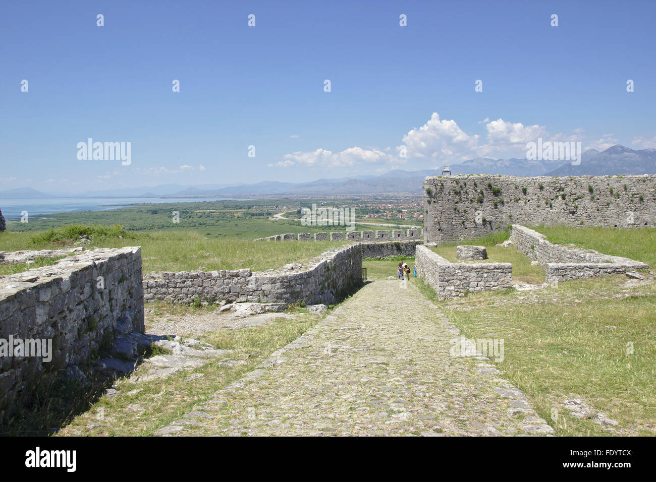 Fortress of Shkoder, Albania Stock Photo