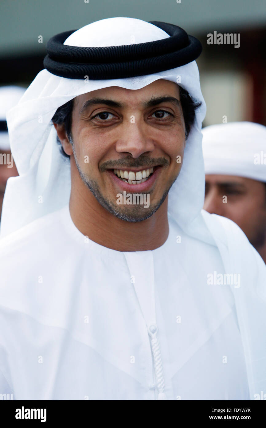 Dubai, United Arab Emirates, Mansoor bin Zayed, Minister for presidential affairs Stock Photo