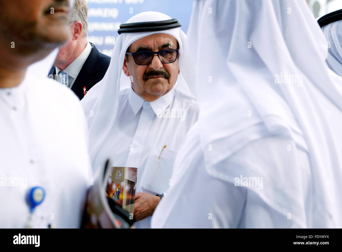 Dubai, United Arab Emirates, Sheikh Hamdan bin Rashid Al Maktoum, Minister of Finance of Dubai Stock Photo