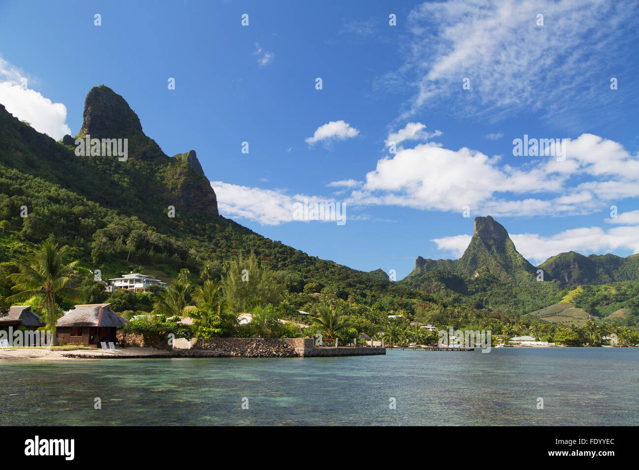 Cook's Bay, Mo'orea, Society Islands, French Polynesia Stock Photo
