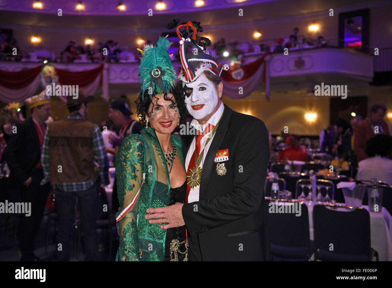 Vice President Harald Anton 'Toni' Schumacher and his wife Jasmin (L