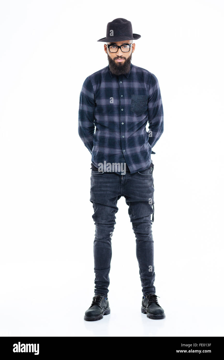 Serious black american model Cut Out Stock Images & Pictures - Alamy