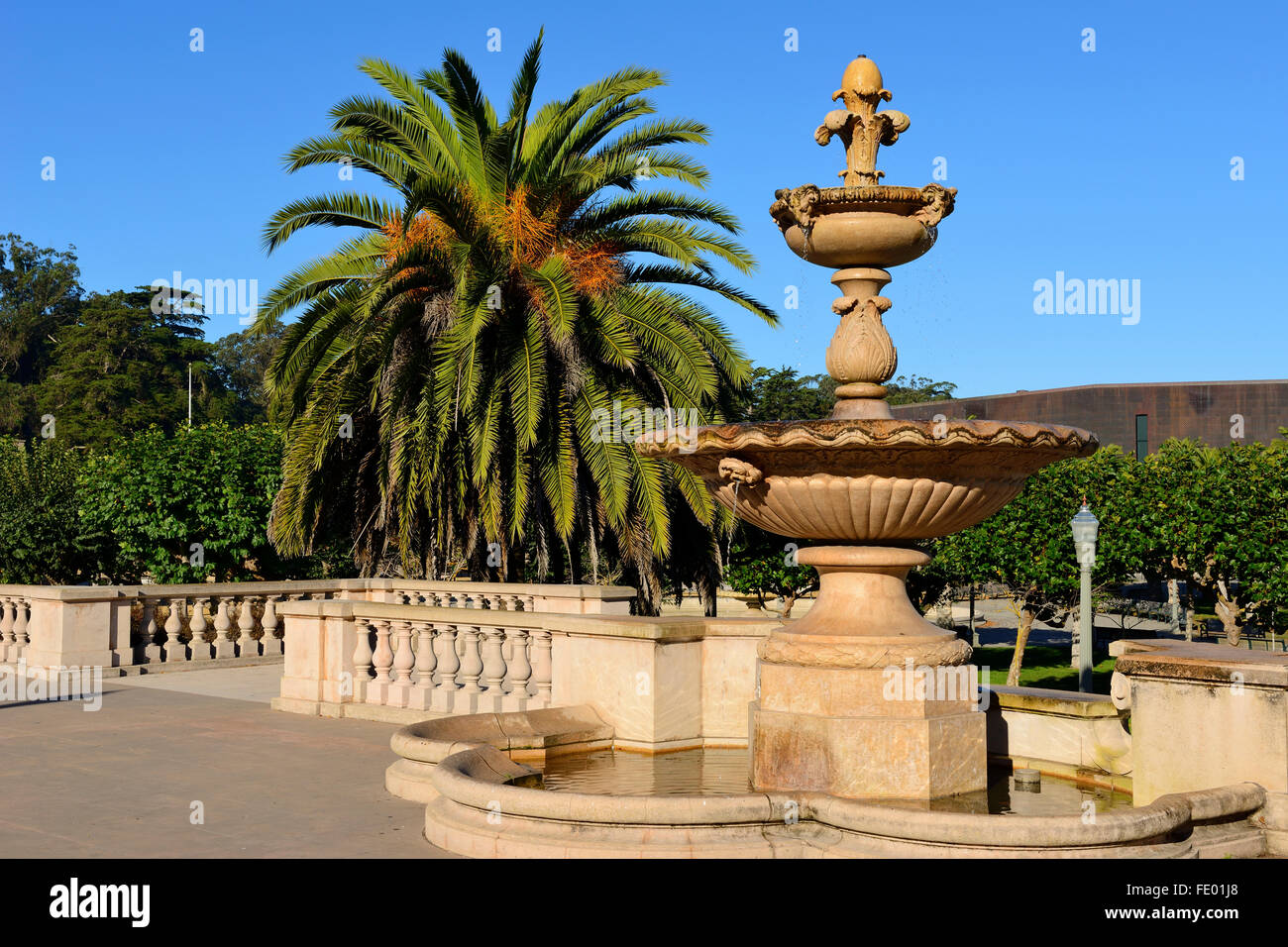 Fountain in Music Concourse, Golden Gate Park, San Francisco