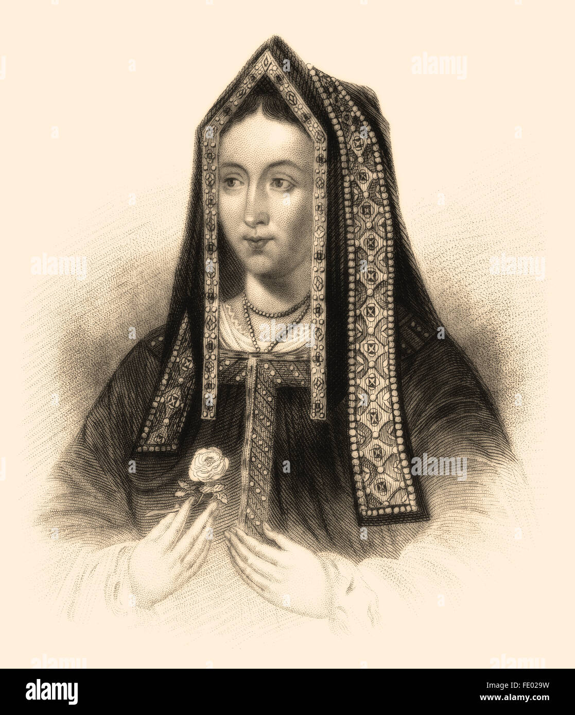 Elizabeth of York, 14661503, queen consort of England Stock Photo Alamy