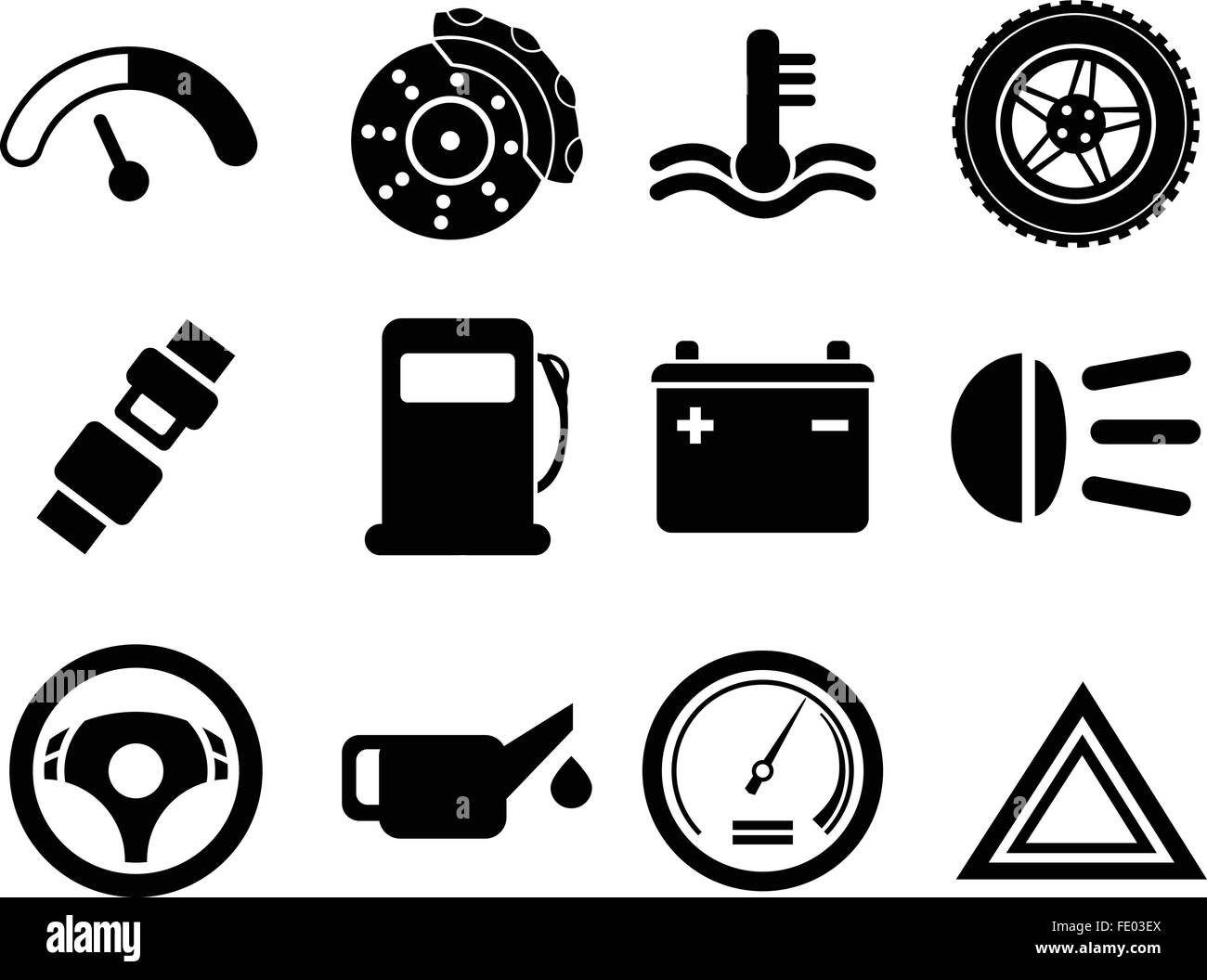 Vector car interface icon set Stock Vector Image & Art - Alamy