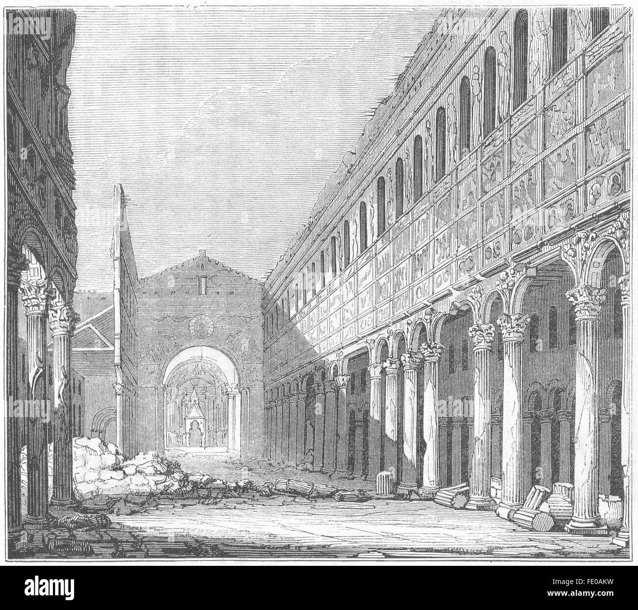 Rome st paul basilica hires stock photography and images Alamy