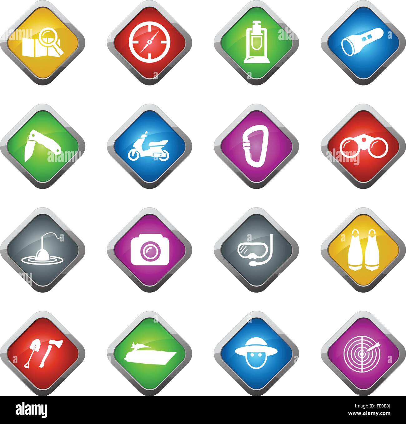 Active recreation icons Stock Vector Image & Art - Alamy