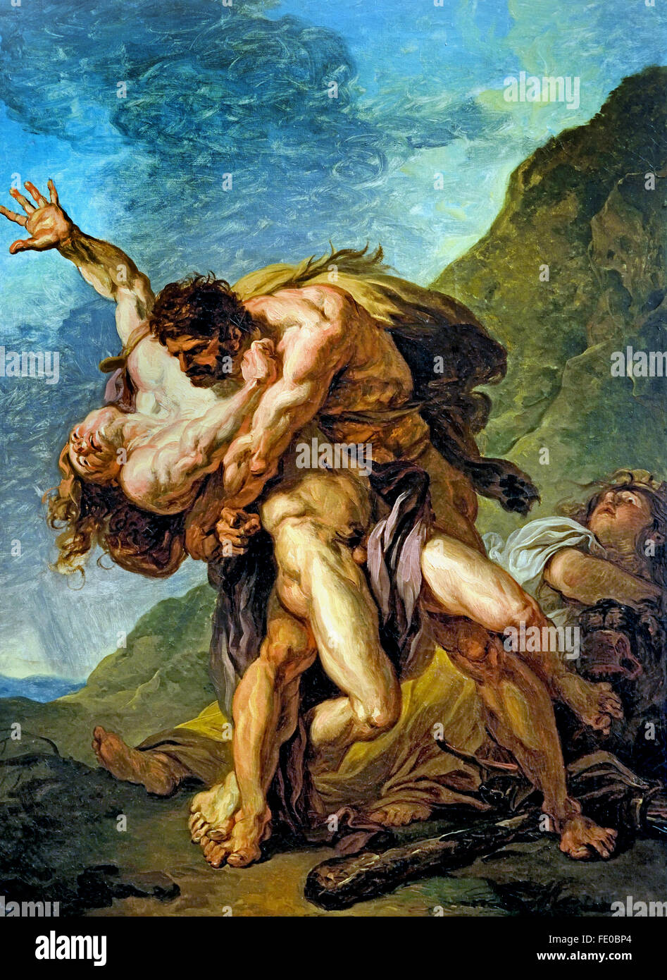 Hercule Et Antee Hercules And Antaeus 1772 Francois Andre Vincent 1746 1774 France French Stock Photo Alamy