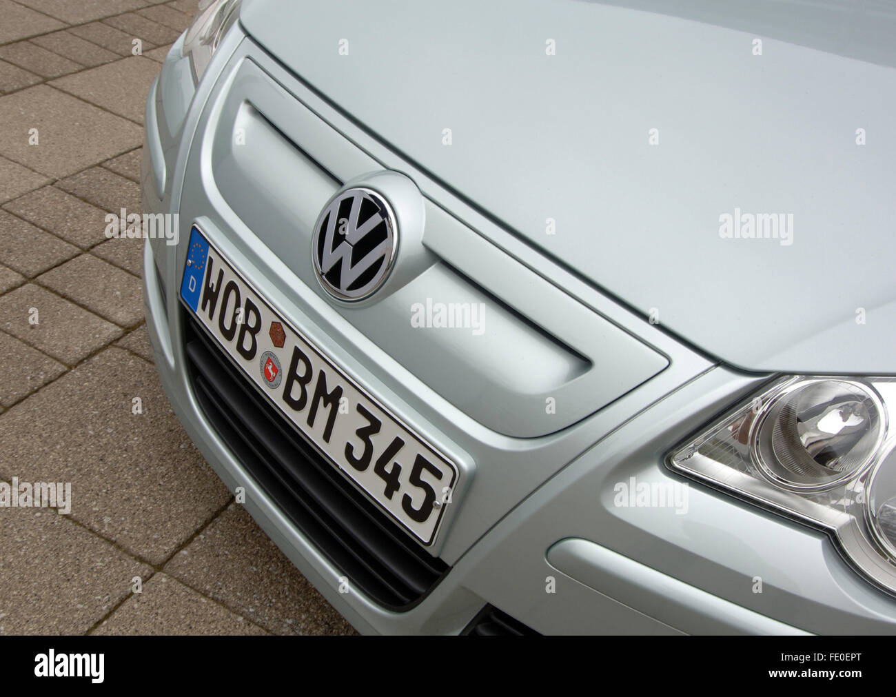 2007 VW Volkswagen Polo BlueMotion high efficiency diesel eco car Stock  Photo - Alamy