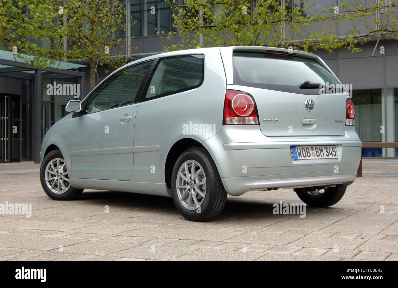 2007 VW Volkswagen Polo BlueMotion high efficiency diesel eco car Stock  Photo - Alamy