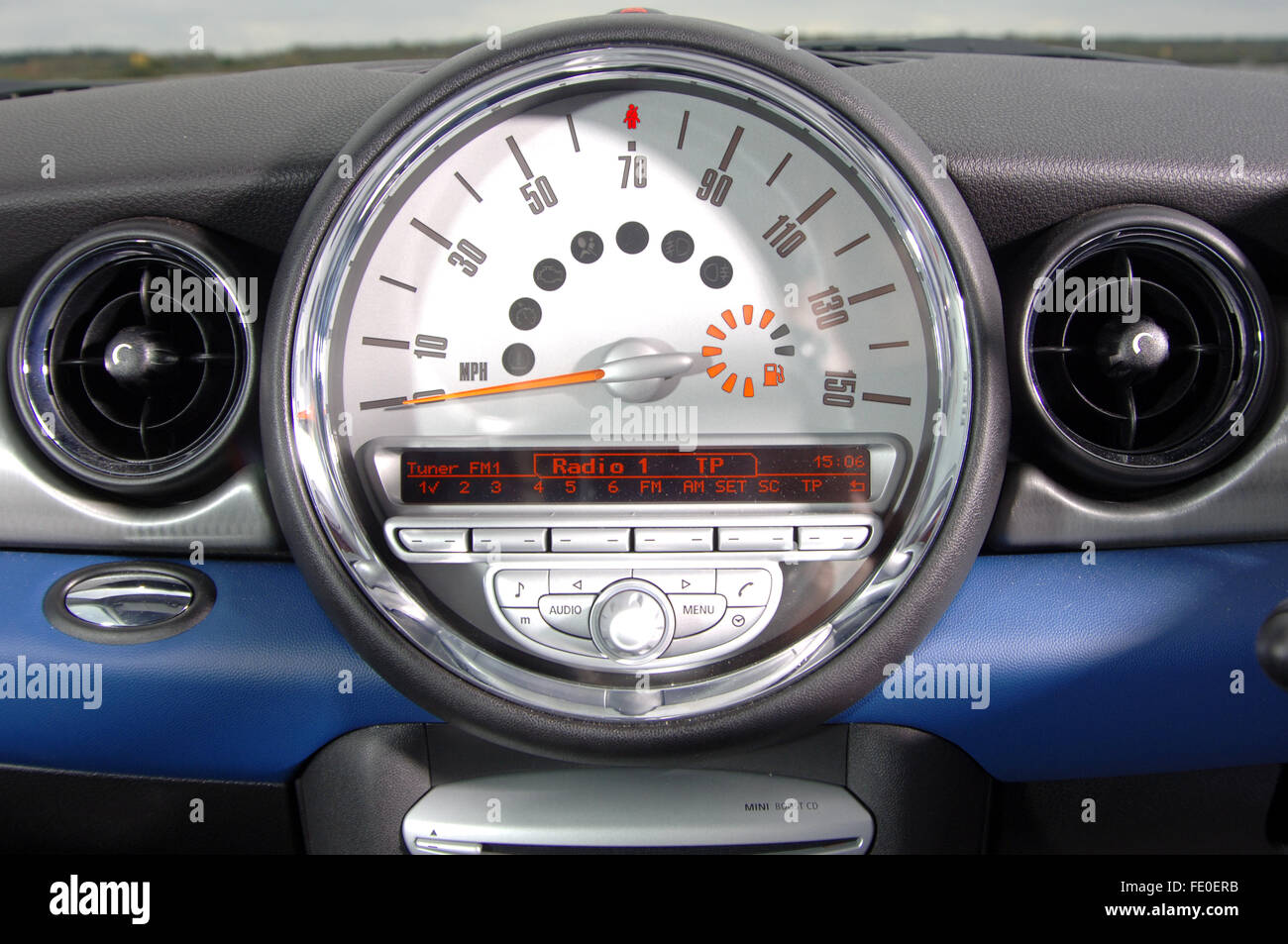 2007 Mini Clubman Cooper S - supercharged version of the tiny estate car - Stock Image