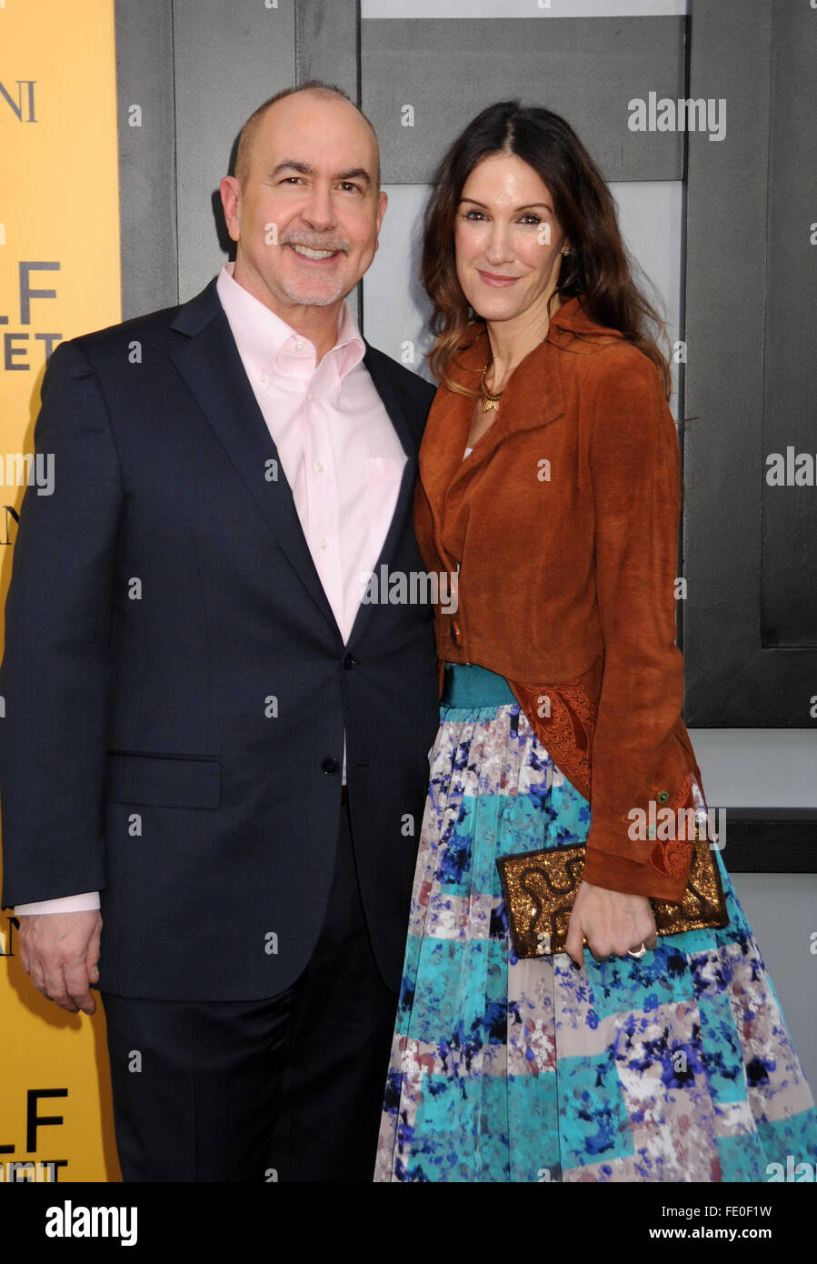 New York.NY.USA. Terence Winter and Rachel Winter at The Wolf Of Wall