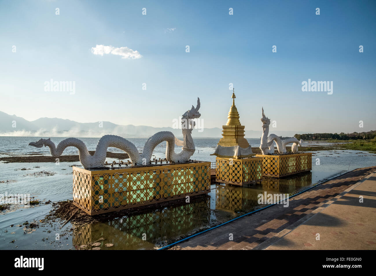 Lake Phayao Stock Photo