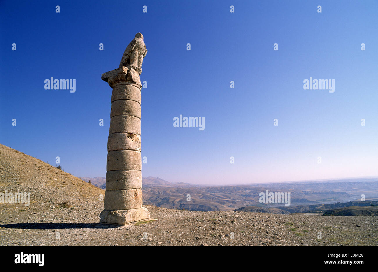 Turkey, South Eastern Anatolia, Karakuş, Eagle column Stock Photo