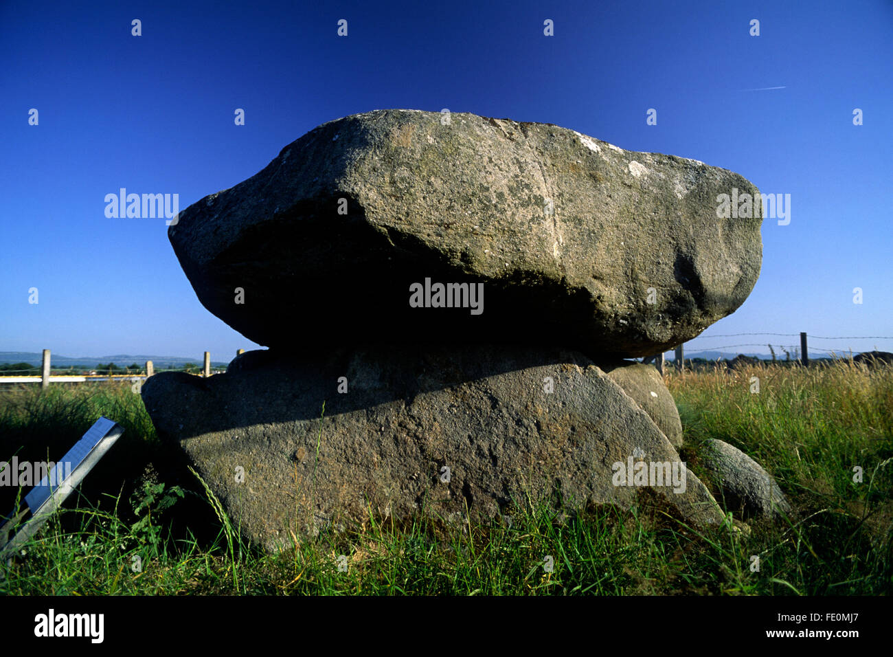 Dolmen of the Four Maols, Primrose Hill, Ballina, County Mayo, Ireland Stock Photo