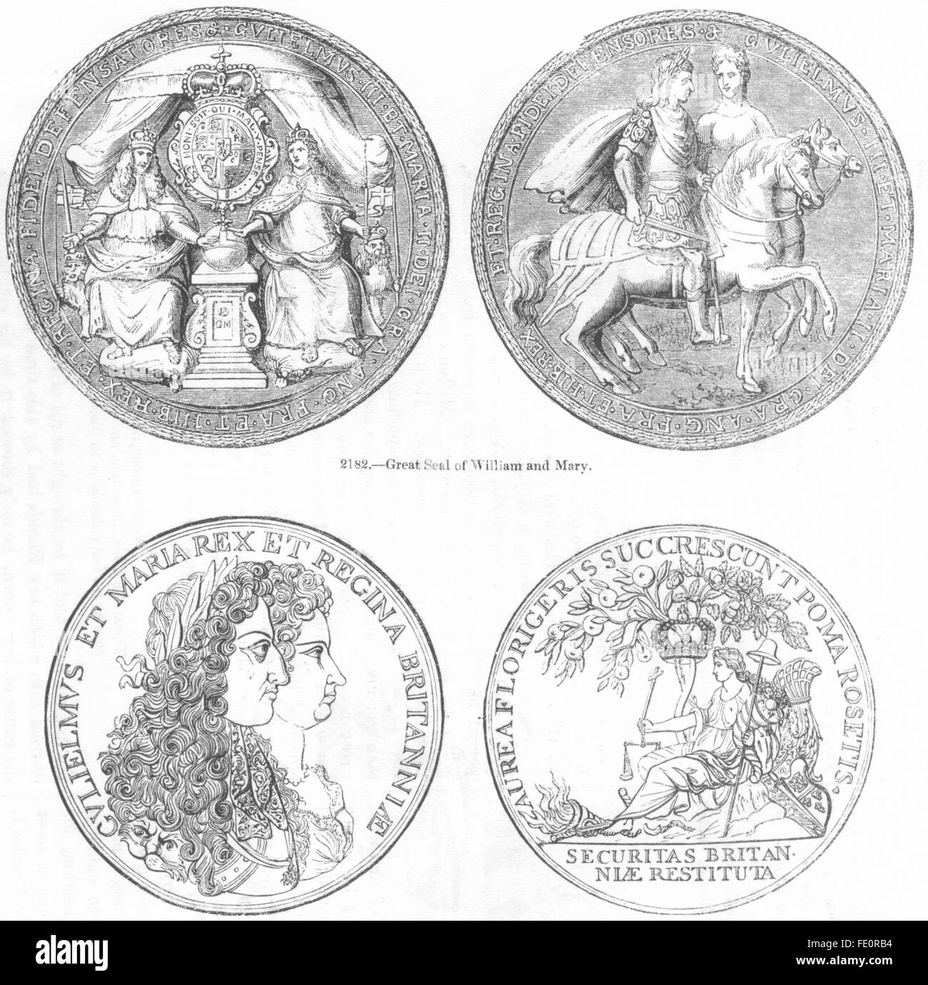 William and mary hires stock photography and images Alamy