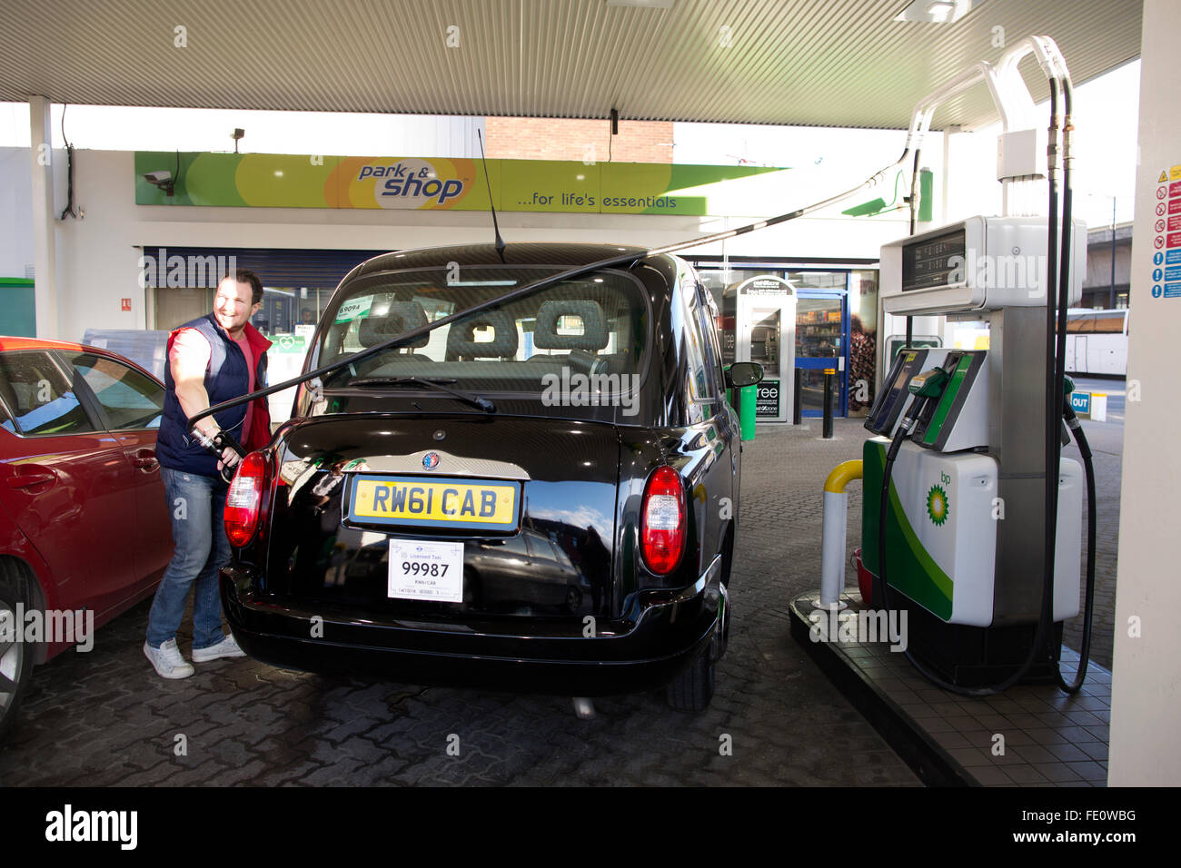 British Petroleum Bp Garage In Silvertown London Docklands