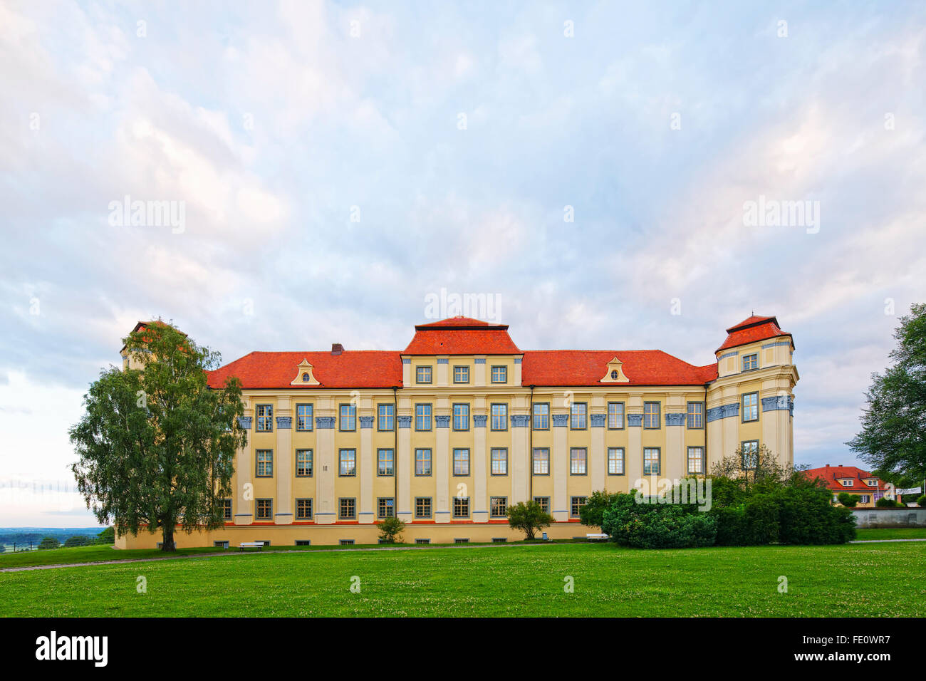New palace, Tettnang, Upper Swabia, Bodensee Region, Baden-Württemberg, Germany Stock Photo