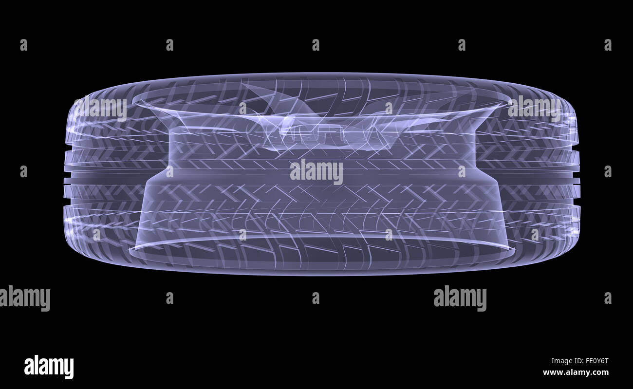 Car wheel xray Stock Photo Alamy