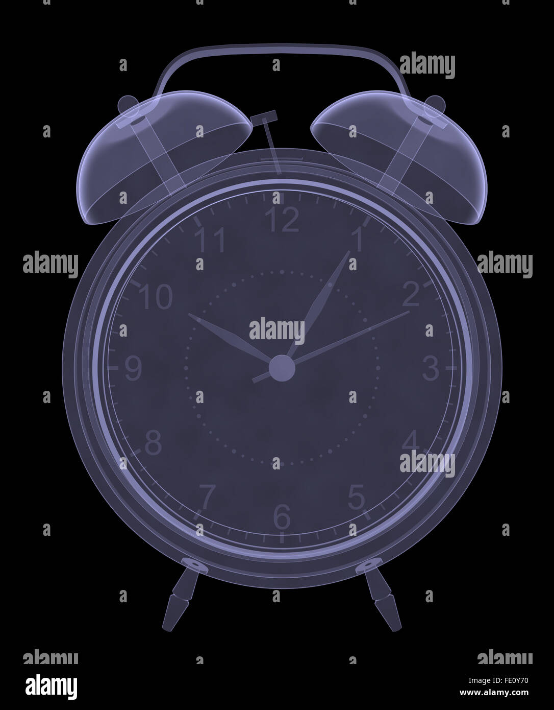 Alarm clock xray Stock Photo Alamy