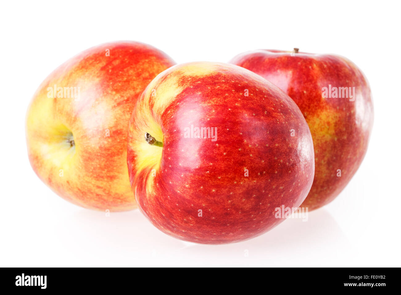 red Apple Isolated on white background Stock Photo - Alamy