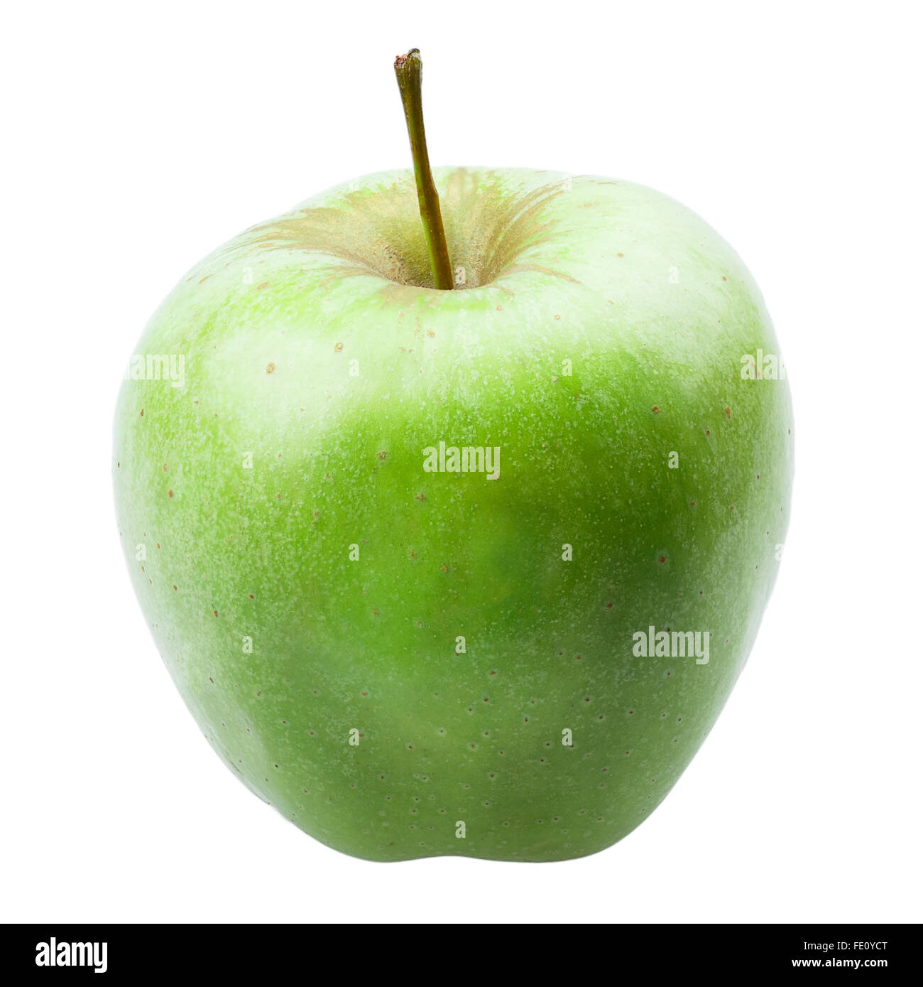 green apple Isolated on white background Stock Photo - Alamy