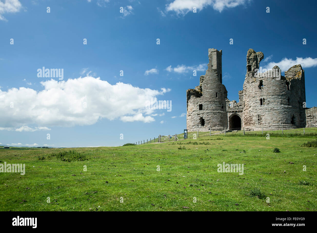 Dunstanburgh Castle, England, United Kingdom Stock Photo