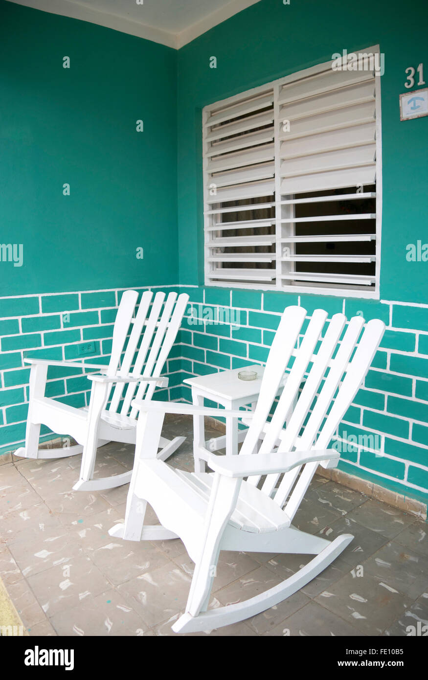 Cuban Style Rocking Chair Cuban rocking chairs hi-res stock photography and images - Alamy