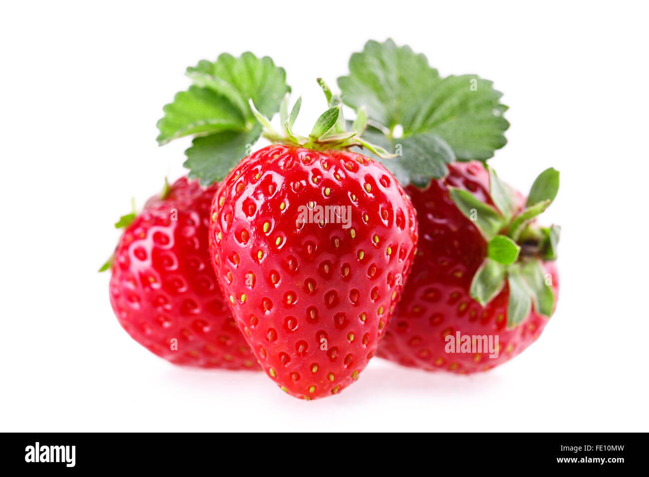 strawberry Isolated on white background Stock Photo - Alamy