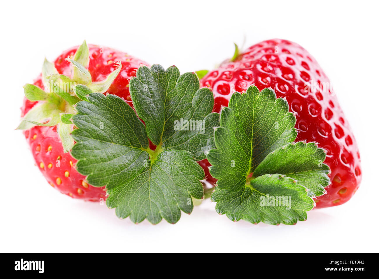 strawberry Isolated on white background Stock Photo - Alamy