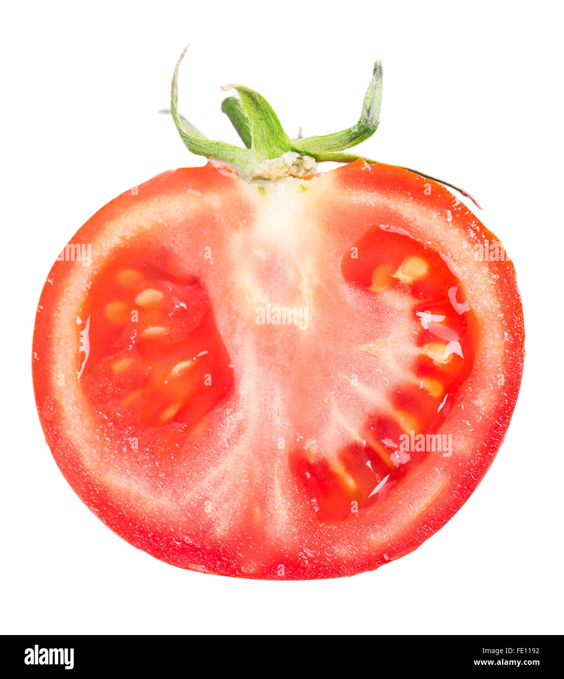 tomato Isolated on white background Stock Photo - Alamy