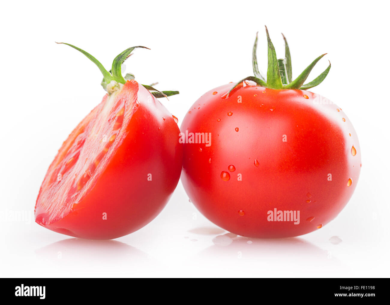 tomato Isolated on white background Stock Photo - Alamy
