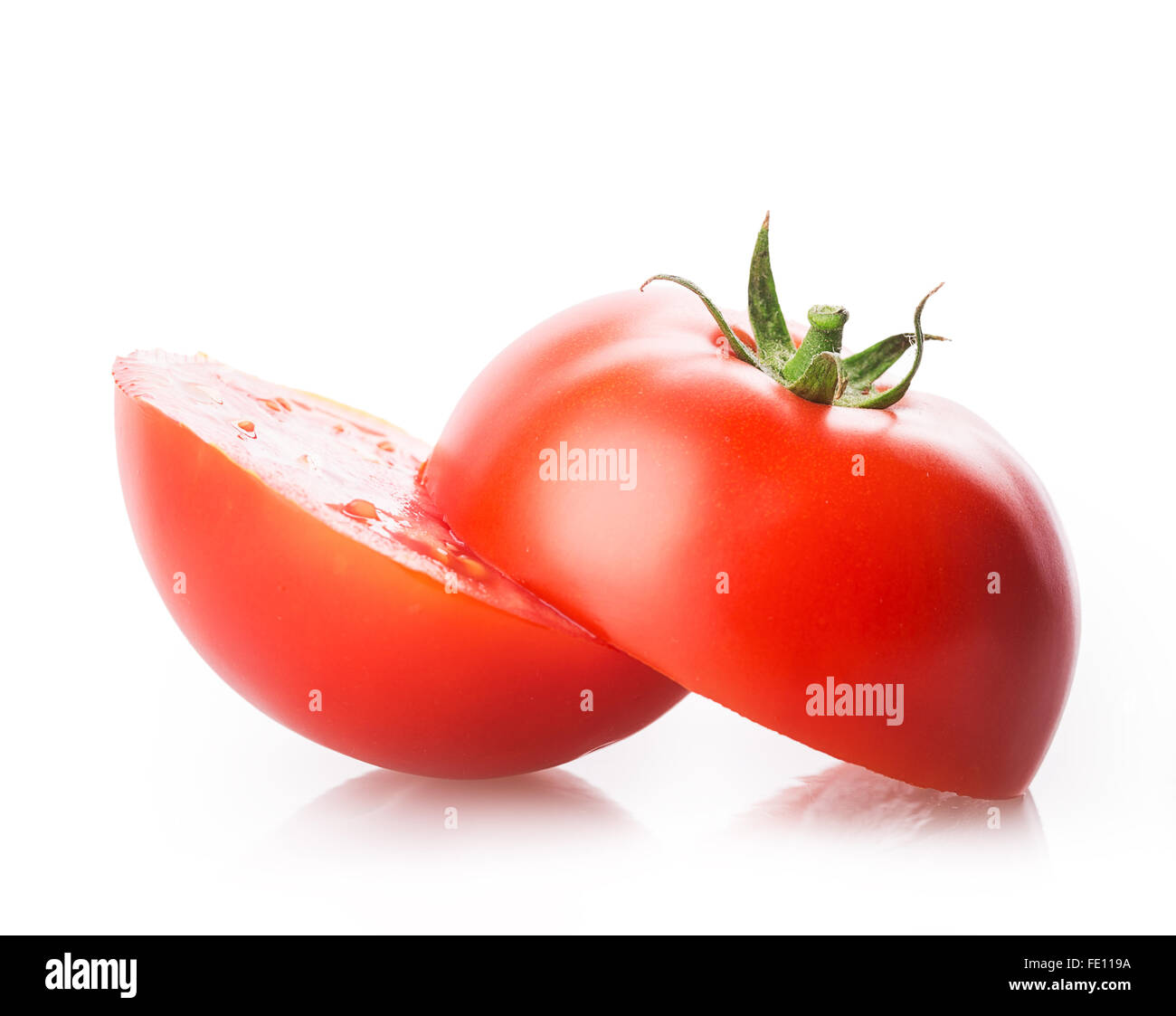 tomato Isolated on white background Stock Photo - Alamy
