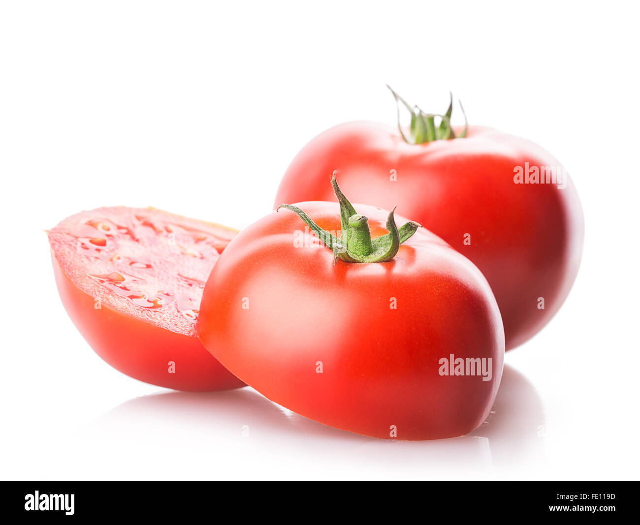 tomato Isolated on white background Stock Photo - Alamy