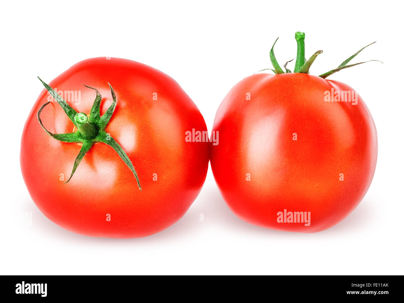 tomato Isolated on white background Clipping Path Stock Photo - Alamy