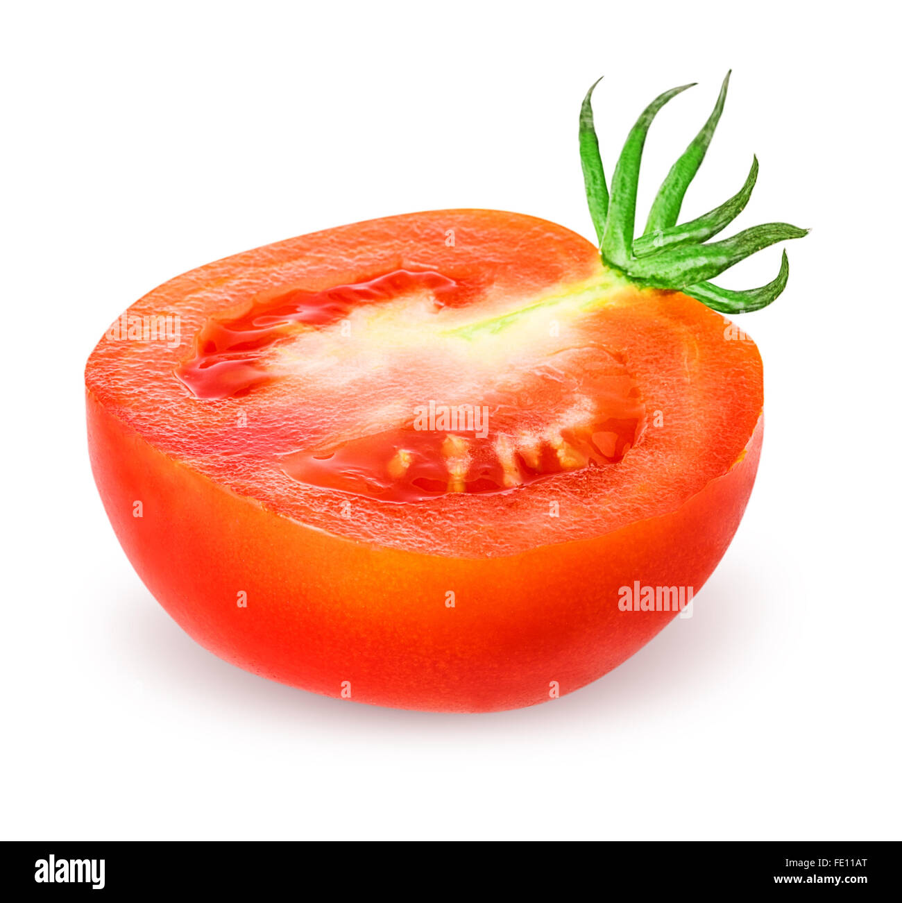tomato Isolated on white background Clipping Path Stock Photo - Alamy