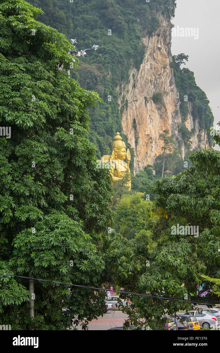 Hindu temple in Batu Caves, Kuala Lumpur. Malaysia Stock Photo
