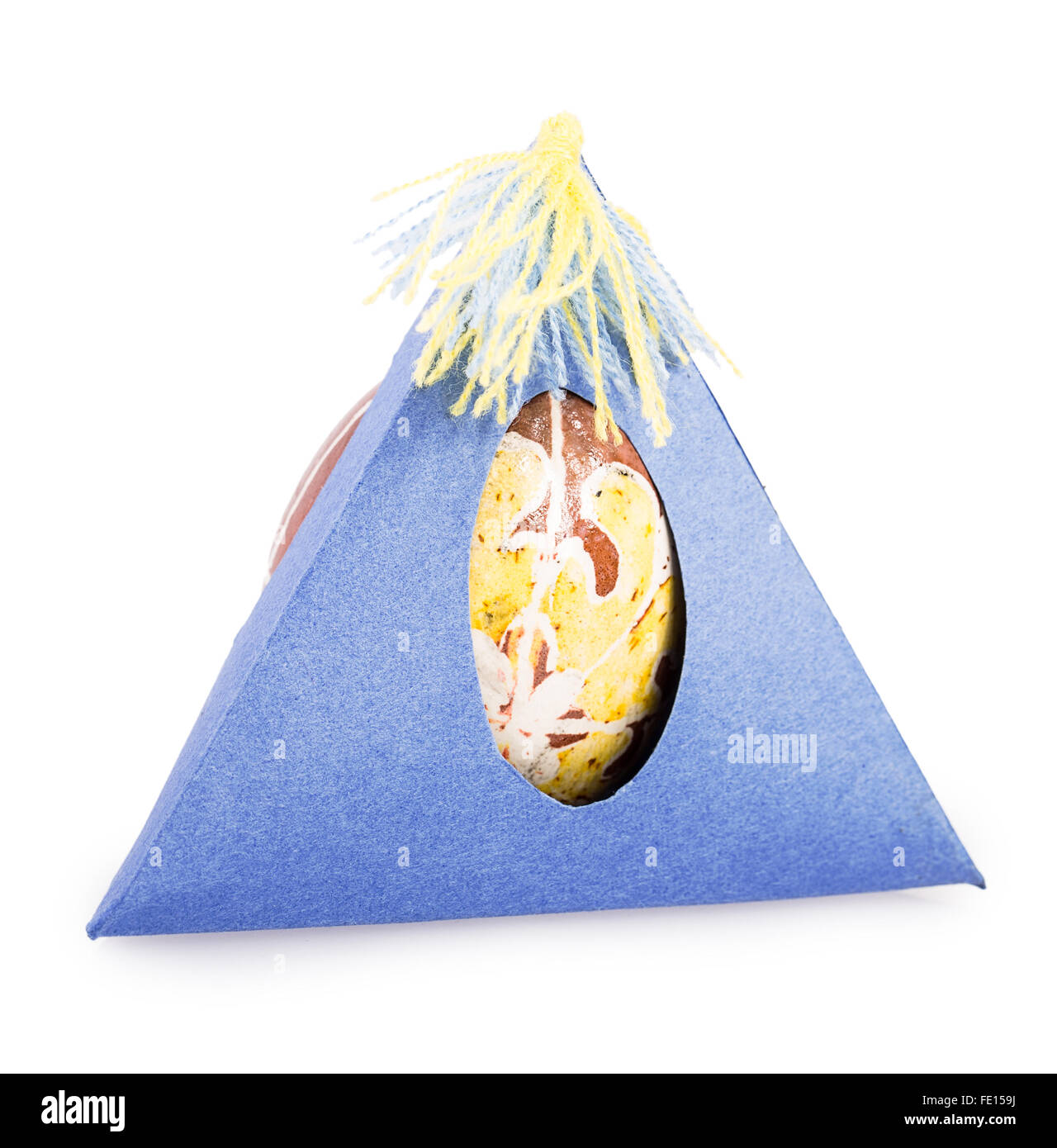 easter Egg Isolated on white background Stock Photo - Alamy